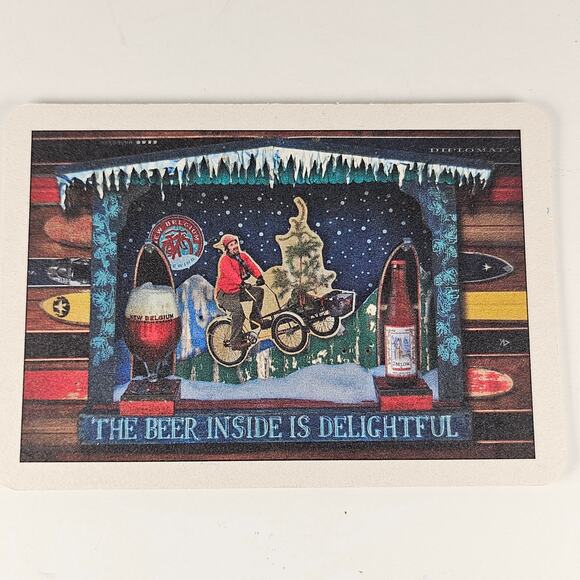 New Belgium Coaster Postcards 2° Below Winter Ale Beer Promo Holiday  Lot of 10 - Picture 12 of 14